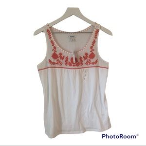 NWT size Large Old Navy embroidered tank top